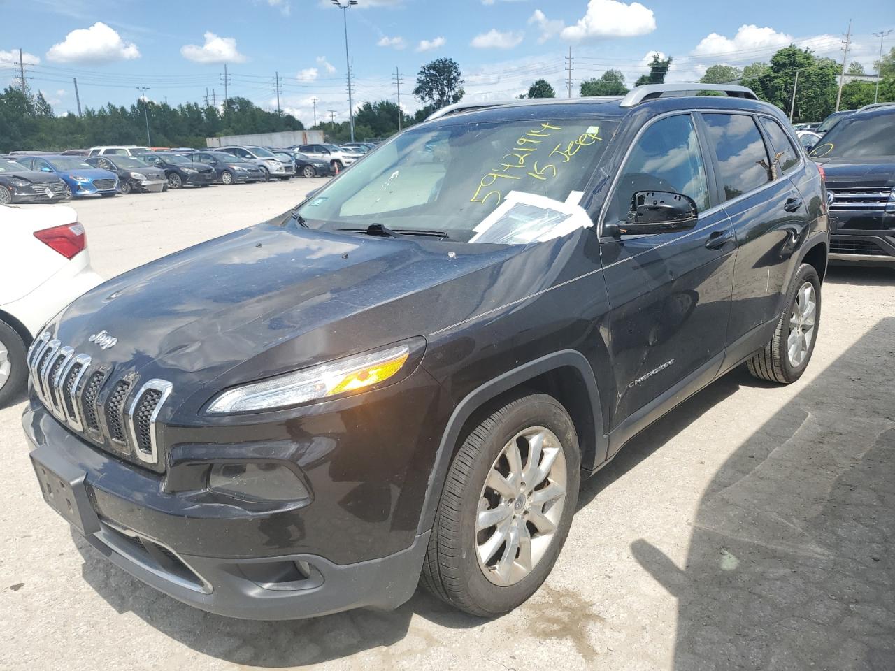 2015 Jeep Cherokee Limited vin: 1C4PJLDB1FW554176