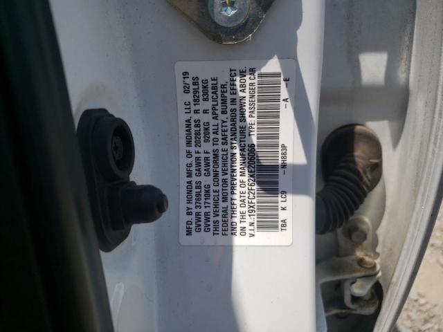 19XFC2F62KE206066 2019 HONDA CIVIC