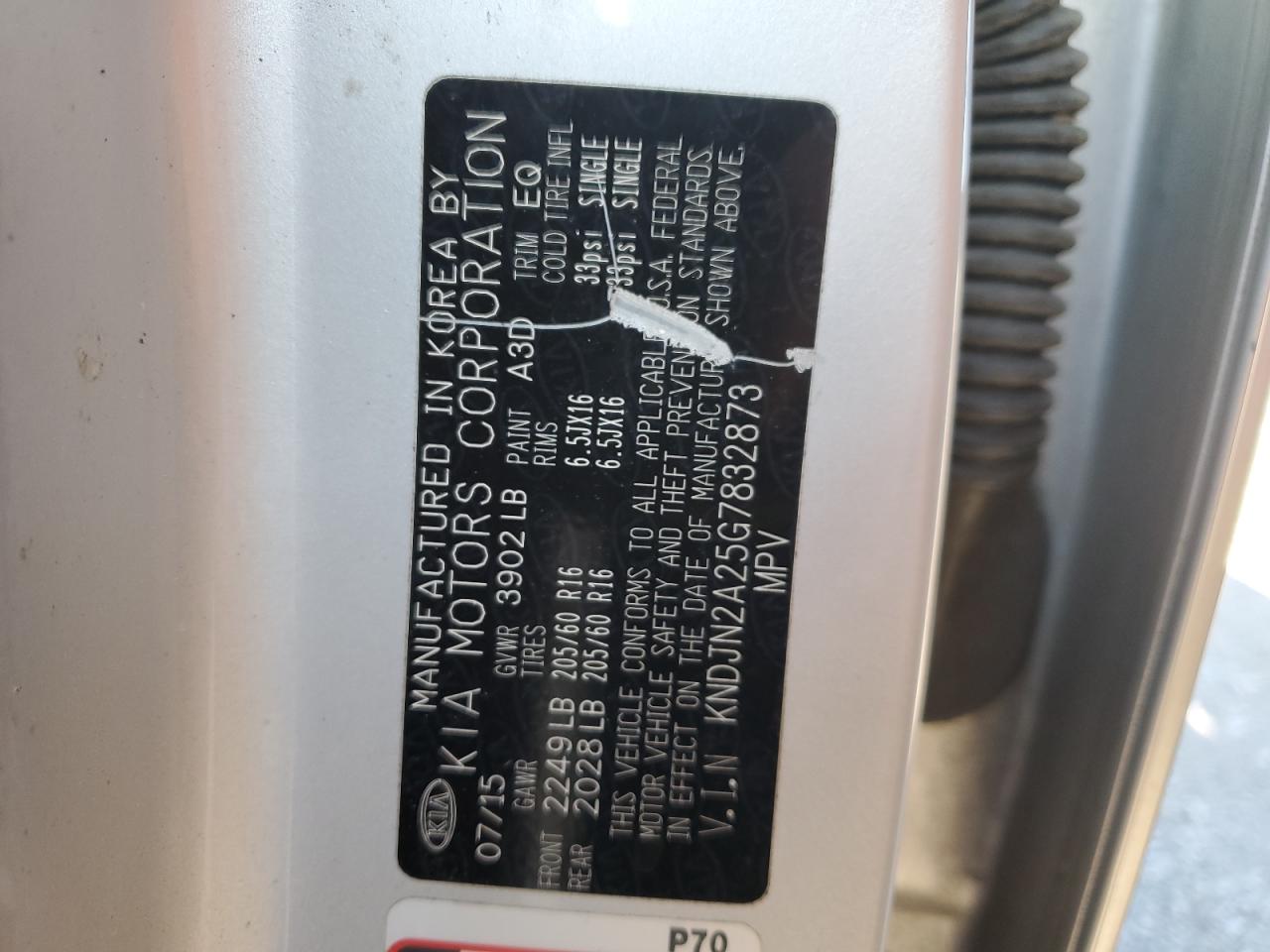 KNDJN2A25G7832873 2016 Kia Soul