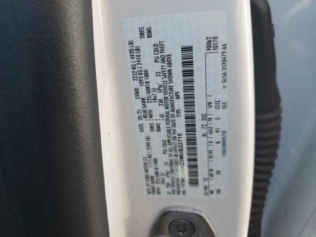 2021 Ford Escape Sel VIN: 1FMCU0KZ3MUB22715 Lot: 59495944