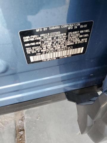 2022 SUBARU FORESTER JF2SKACC3NH481953