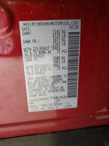 5N1AT2MV8JC798269 2018 NISSAN ROGUE - Image 13