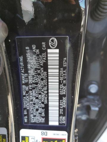 2020 LEXUS ES 350 LUX 58AEZ1B16LU057098