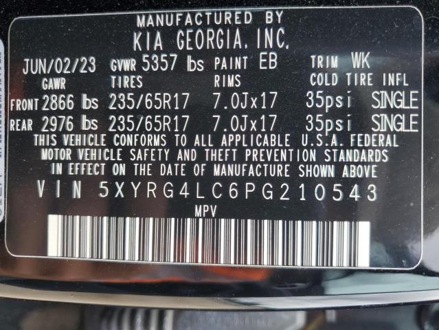 2023 KIA SORENTO LX - 5XYRG4LC6PG210543