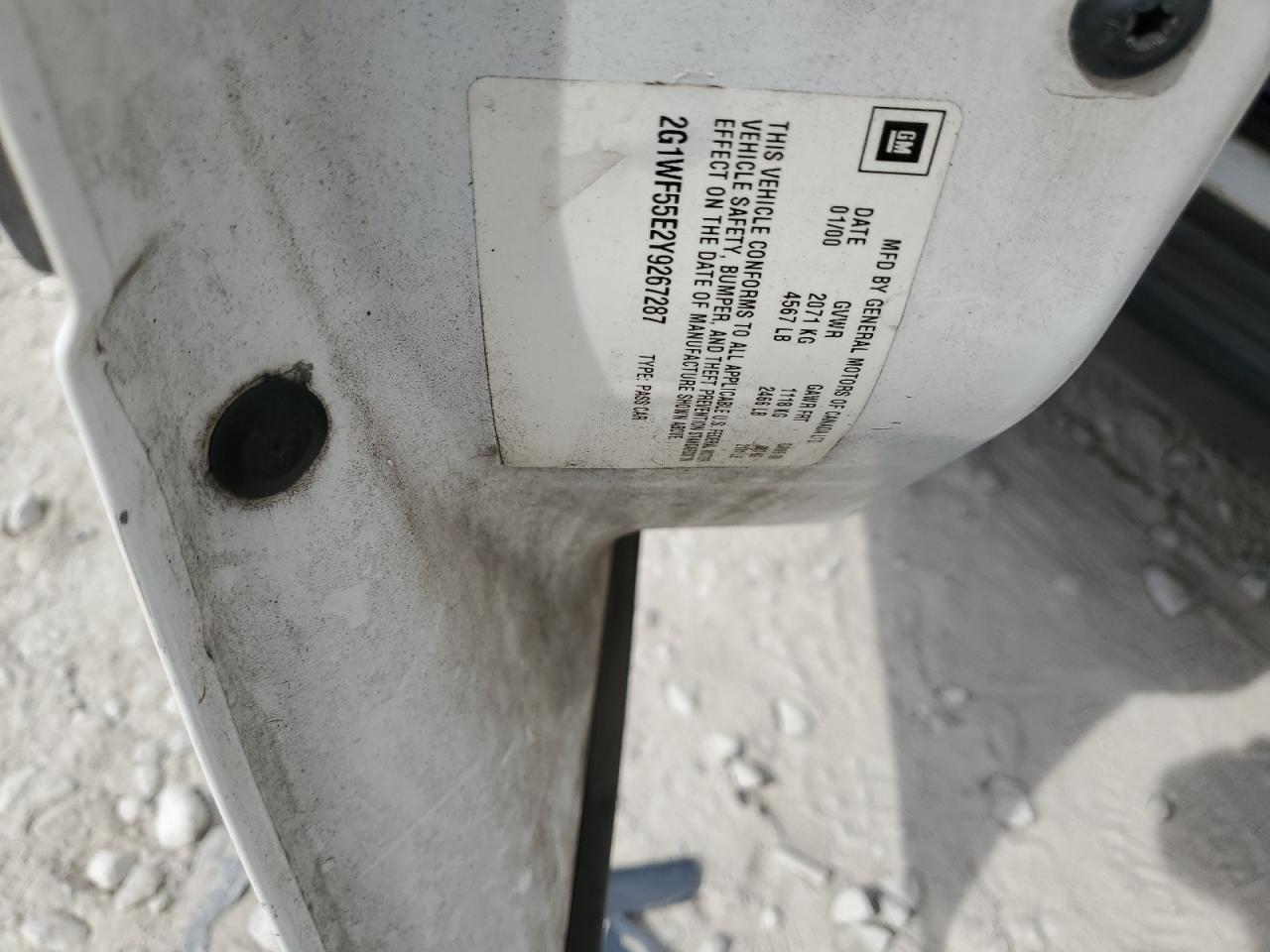 2G1WF52E429221908 2002 Chevrolet Impala