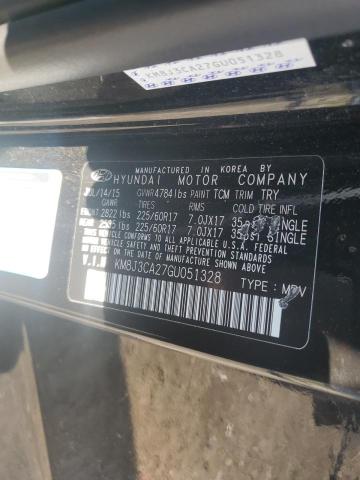 2016 Hyundai Tucson Limited VIN: KM8J3CA27GU051328 Lot: 60083834