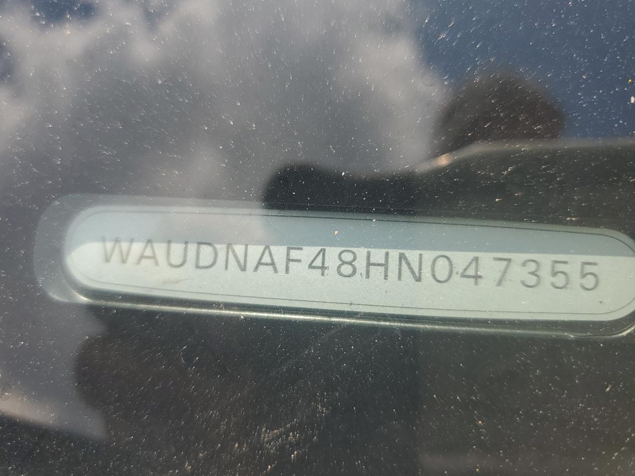 WAUDNAF48HN047355 2017 Audi A4 Premium