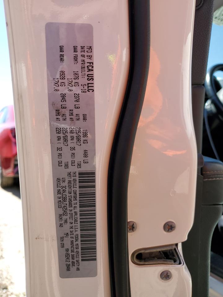 3C4NJCBB0JT425452 2018 Jeep Compass Latitude