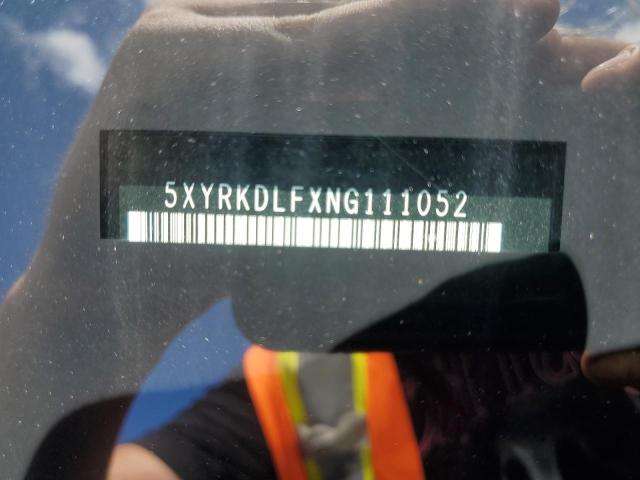 2022 Kia Sorento Sx VIN: 5XYRKDLFXNG111052 Lot: 60912934