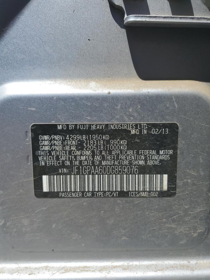 JF1GPAA60DG859076 2013 Subaru Impreza