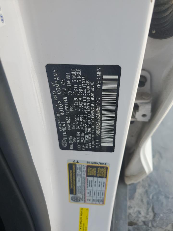 KM8J33A25GU255139 2016 Hyundai Tucson Limited