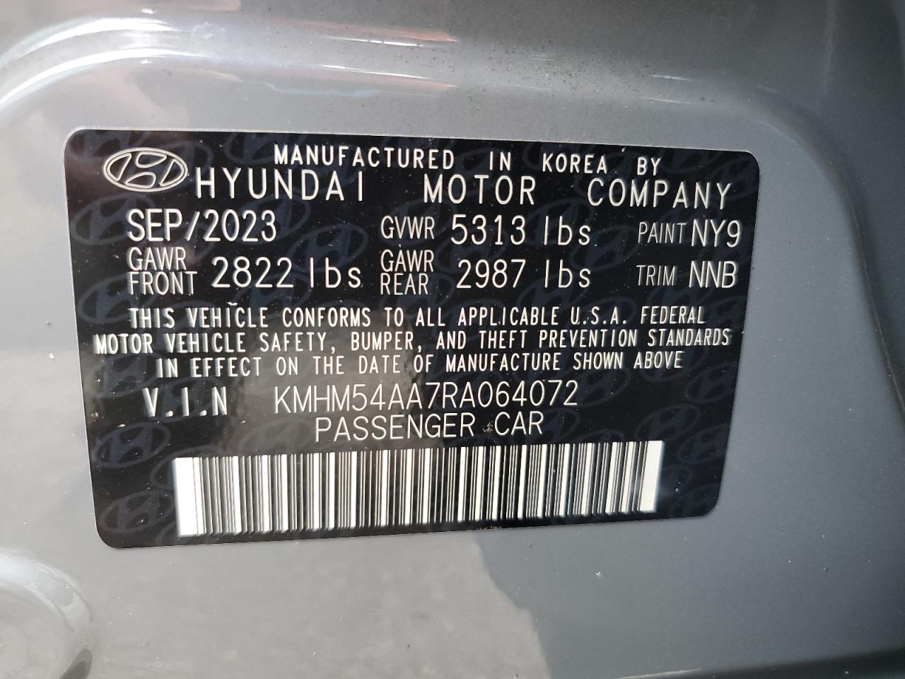 KMHM54AA7RA064072 2024 Hyundai Ioniq 6 Limited