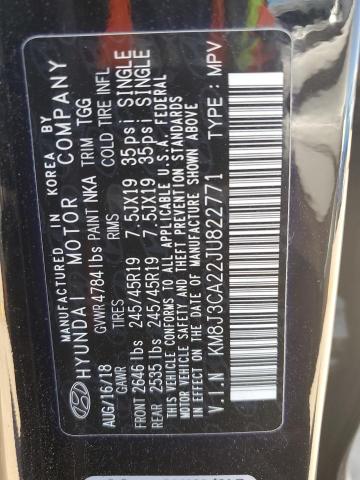 2018 HYUNDAI TUCSON VAL - KM8J3CA22JU822771