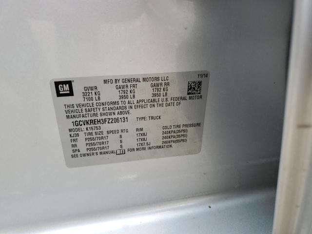 2015 CHEVROLET SILVERADO - 1GCVKREH3FZ206131
