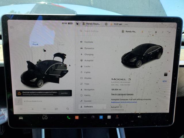 2019 TESLA MODEL 3 - 5YJ3E1EB4KF384965