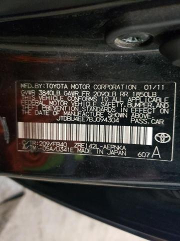 2011 Toyota Corolla Base VIN: JTDBU4EE7BJ094304 Lot: 59294914