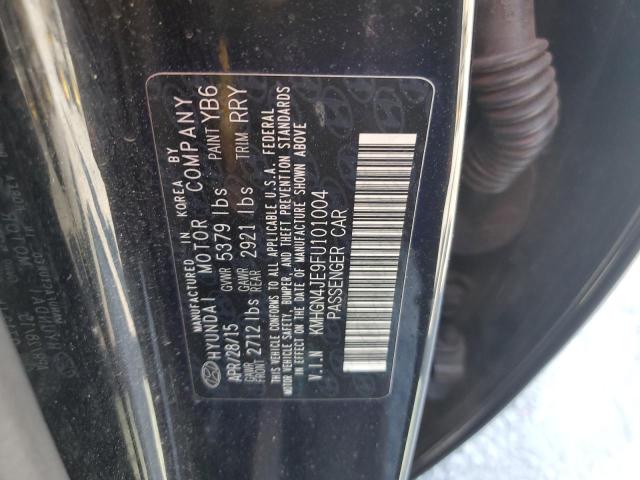 2015 Hyundai Genesis 3.8L VIN: KMHGN4JE9FU101004 Lot: 59112034