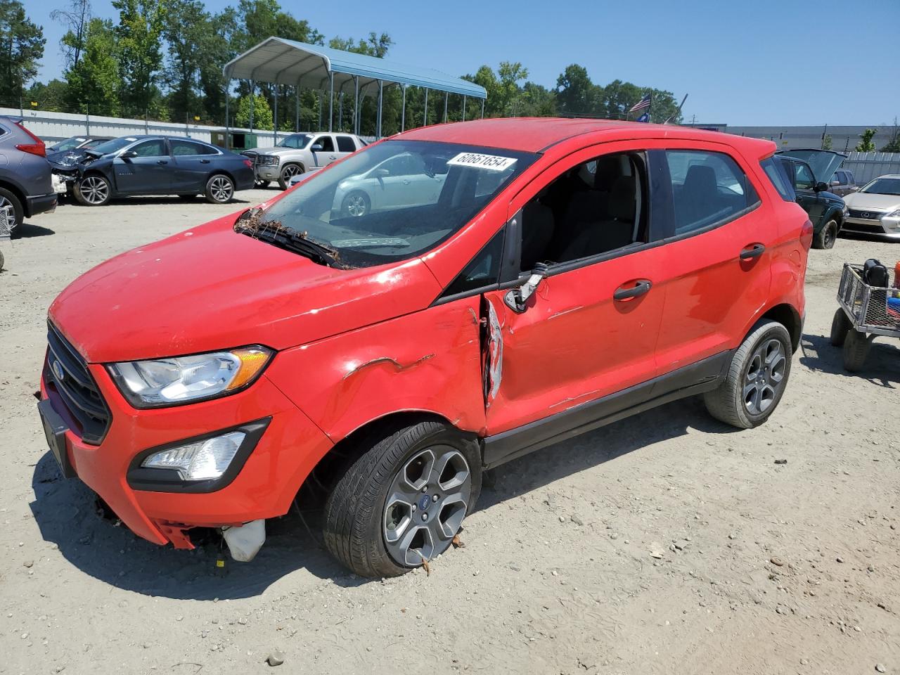 2020 Ford Ecosport S vin: MAJ6S3FL0LC347456