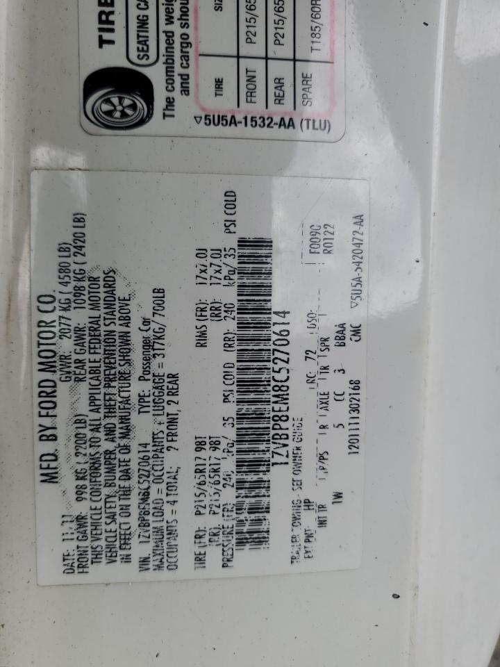 1ZVBP8EM8C5270614 2012 Ford Mustang