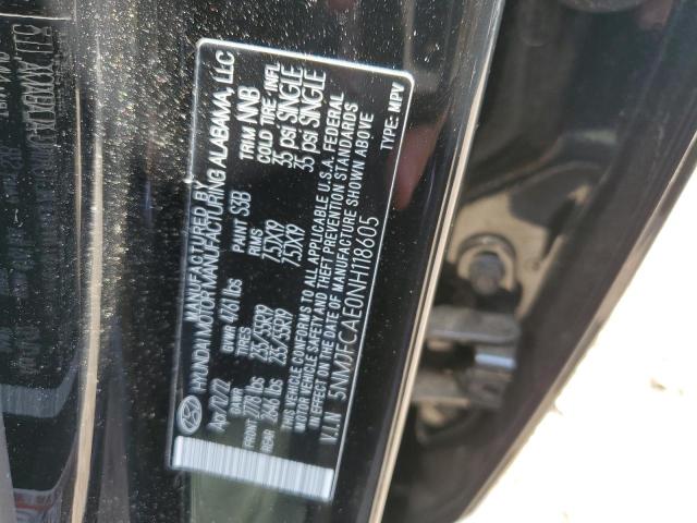 2022 Hyundai Tucson Sel VIN: 5NMJFCAE0NH118605 Lot: 60138334