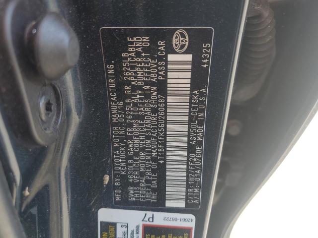 2016 TOYOTA CAMRY LE - 4T1BF1FK5GU260687