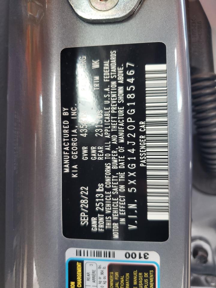 5XXG14J20PG185467 2023 Kia K5 Lxs