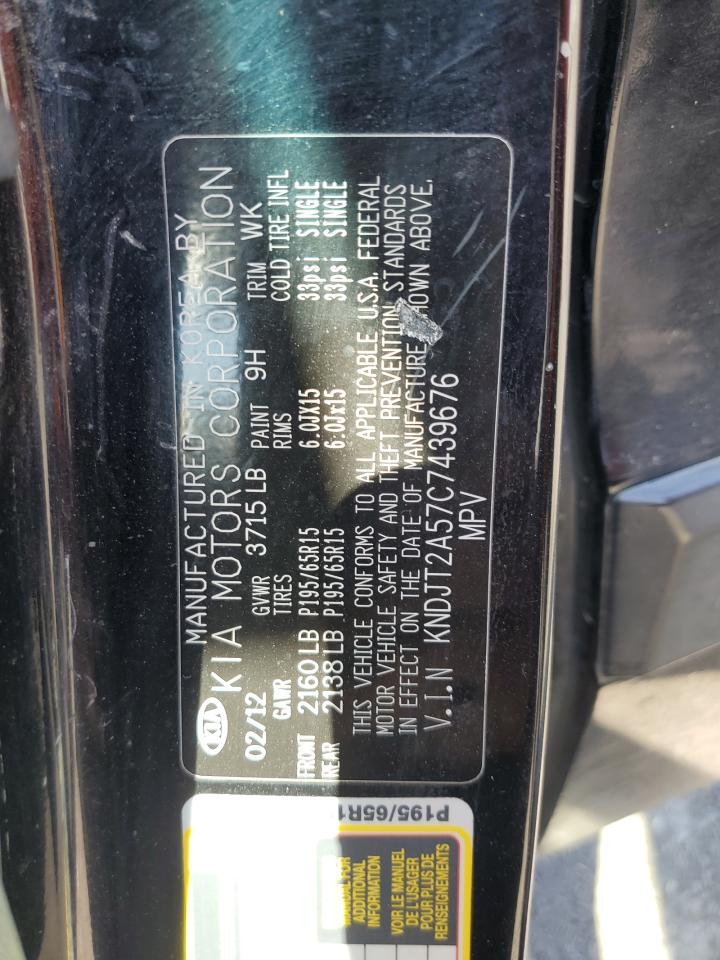 KNDJT2A57C7439676 2012 Kia Soul