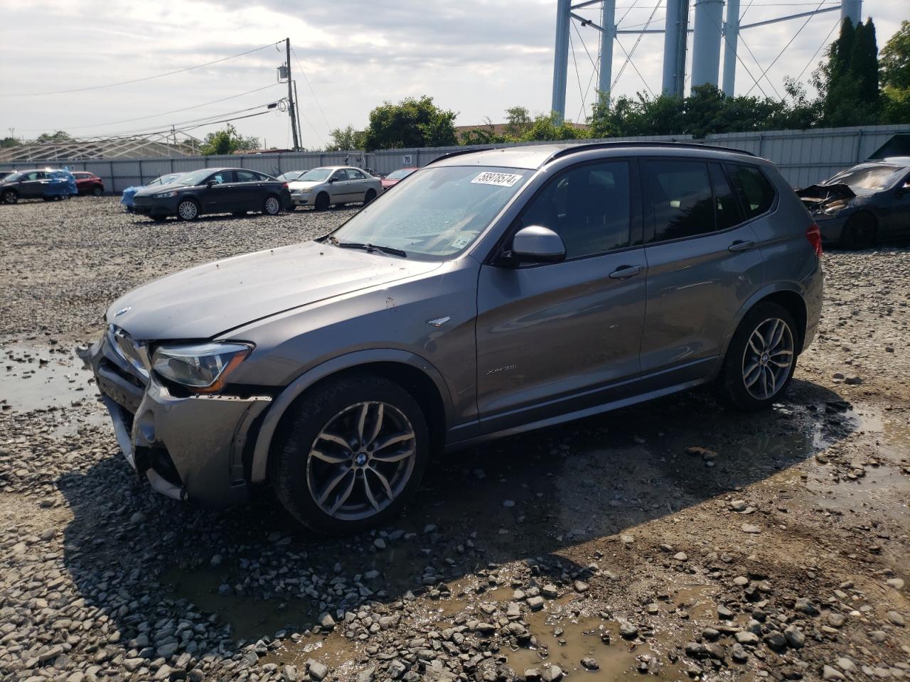 2016 BMW X3 xDrive35I vin: 5UXWX7C54G0R17344