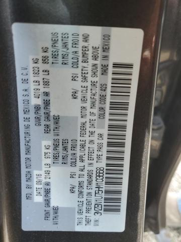 2017 Mazda 3 Sport VIN: 3MZBN1U75HM103668 Lot: 60161784