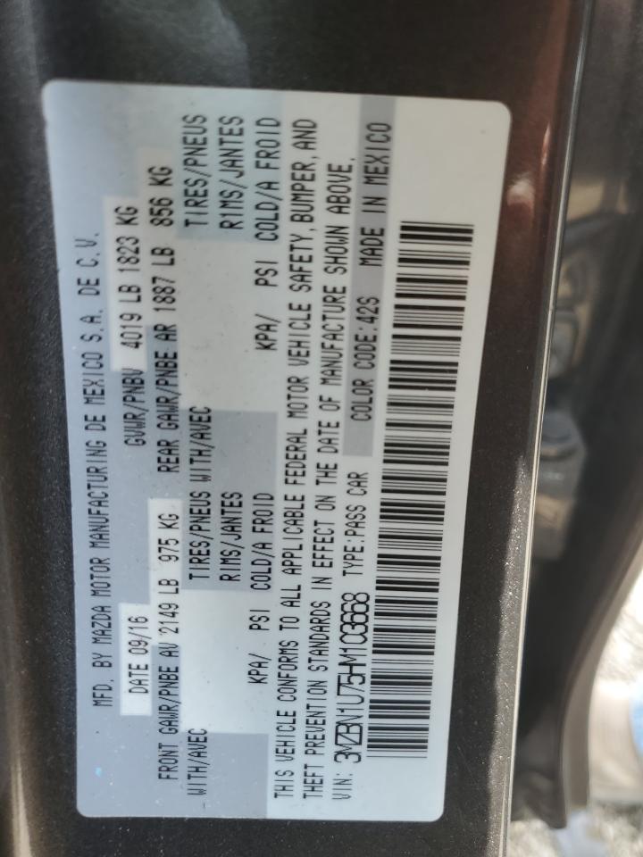 3MZBN1U75HM103668 2017 Mazda 3 Sport