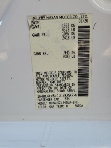 2020 NISSAN ALTIMA SR - 1N4BL4CV8LC230974