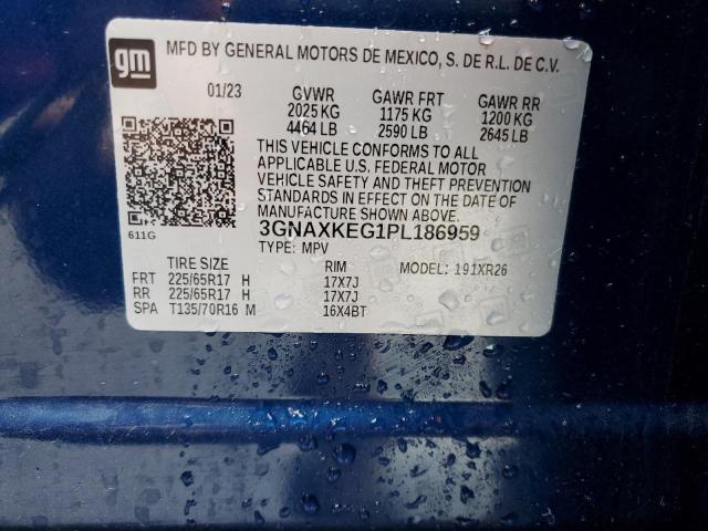 2023 CHEVROLET EQUINOX LT - 3GNAXKEG1PL186959