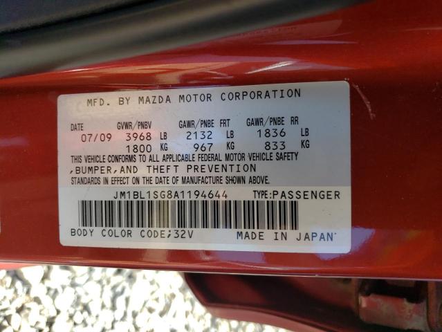 2010 Mazda 3 I VIN: JM1BL1SG8A1194644 Lot: 57172994