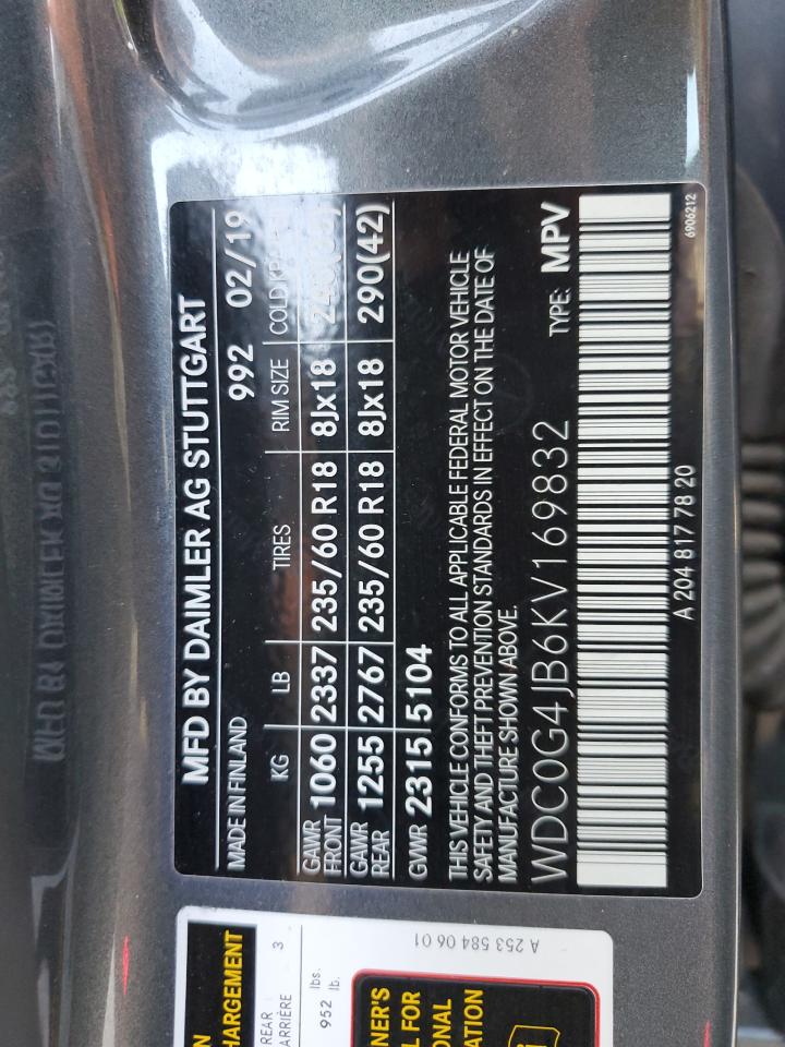 WDC0G4JB6KV169832 2019 Mercedes-Benz Glc 300