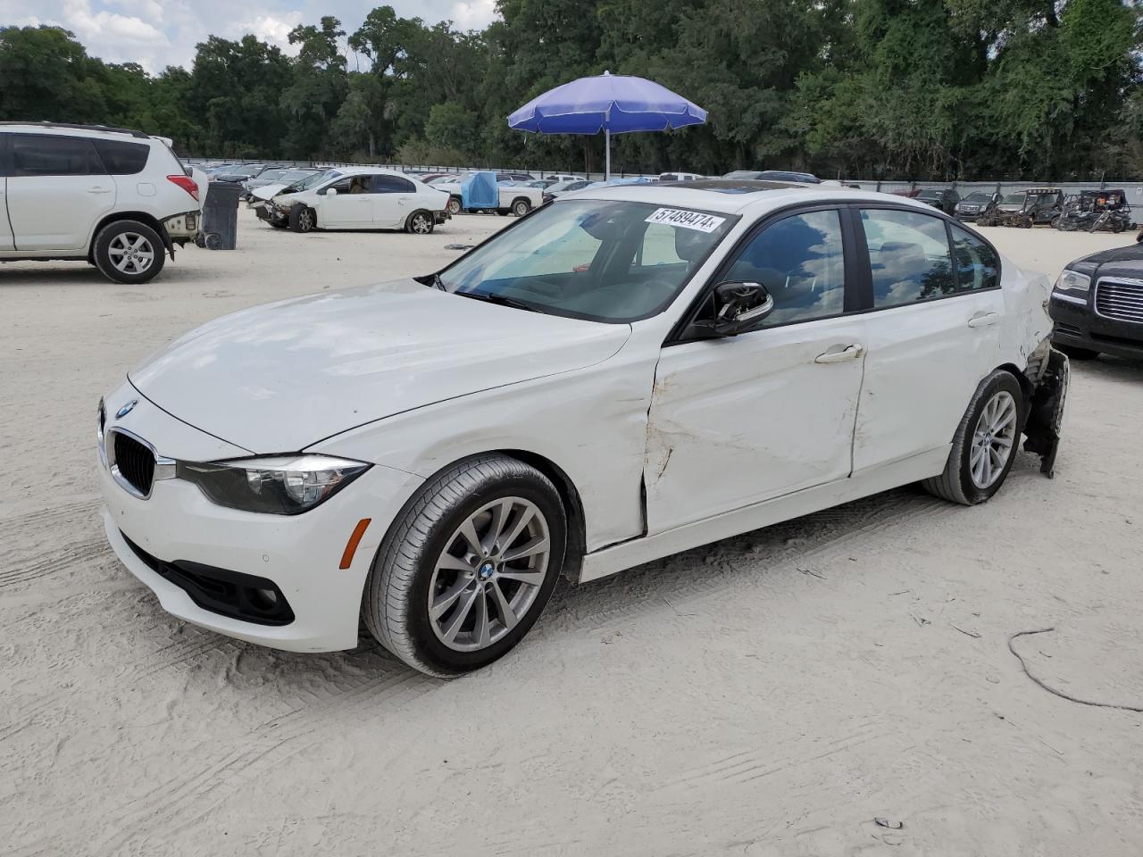 2016 BMW 320 Xi vin: WBA8E5G52GNT41493