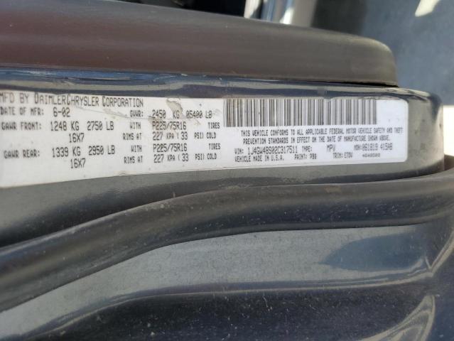 2002 Jeep Grand Cherokee Laredo VIN: 1J4GW48S02C317511 Lot: 59155114