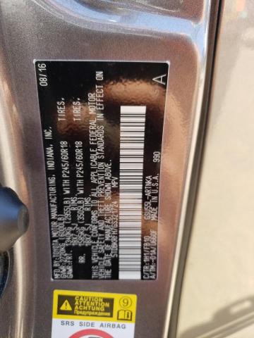 2016 Toyota Highlander Le VIN: 5TDBKRFH7GS321724 Lot: 58321324