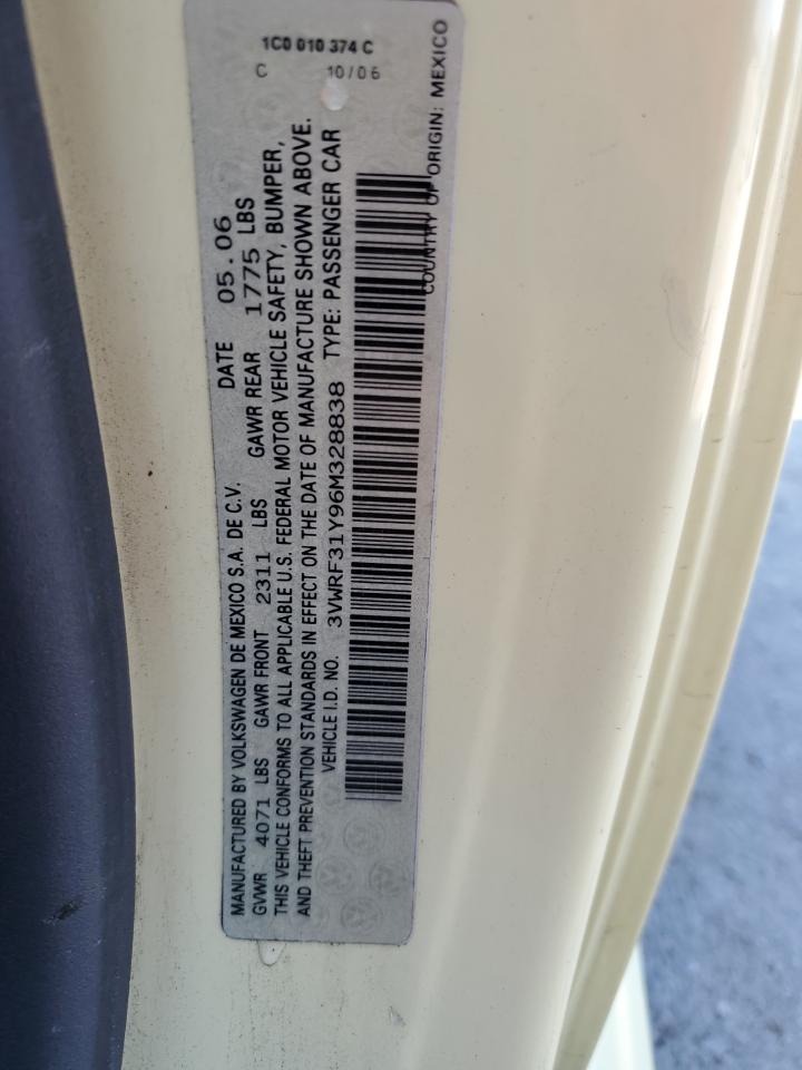 3VWRF31Y96M328838 2006 Volkswagen New Beetle Convertible Option Package 1