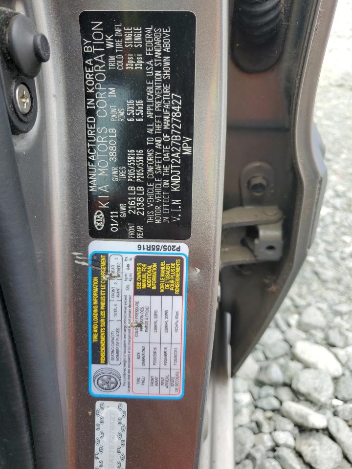 KNDJT2A27B7278427 2011 Kia Soul +