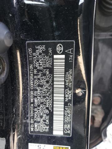 2006 Toyota Prius VIN: JTDKB20U763129622 Lot: 59146584