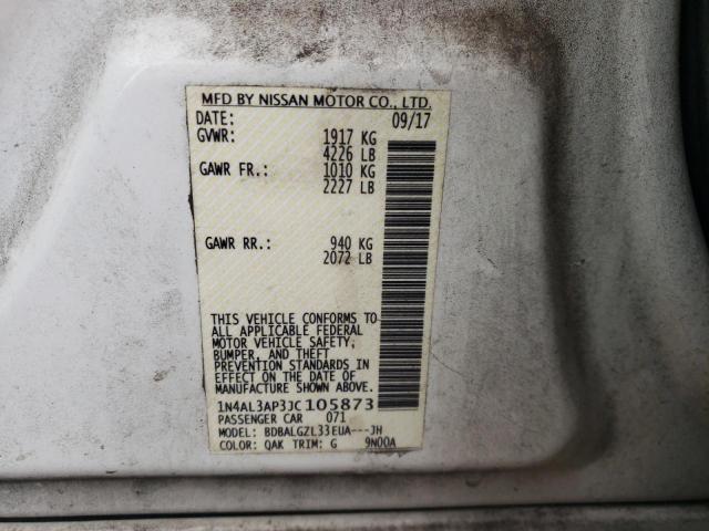 1N4AL3AP3JC105873 2018 Nissan Altima 2.5