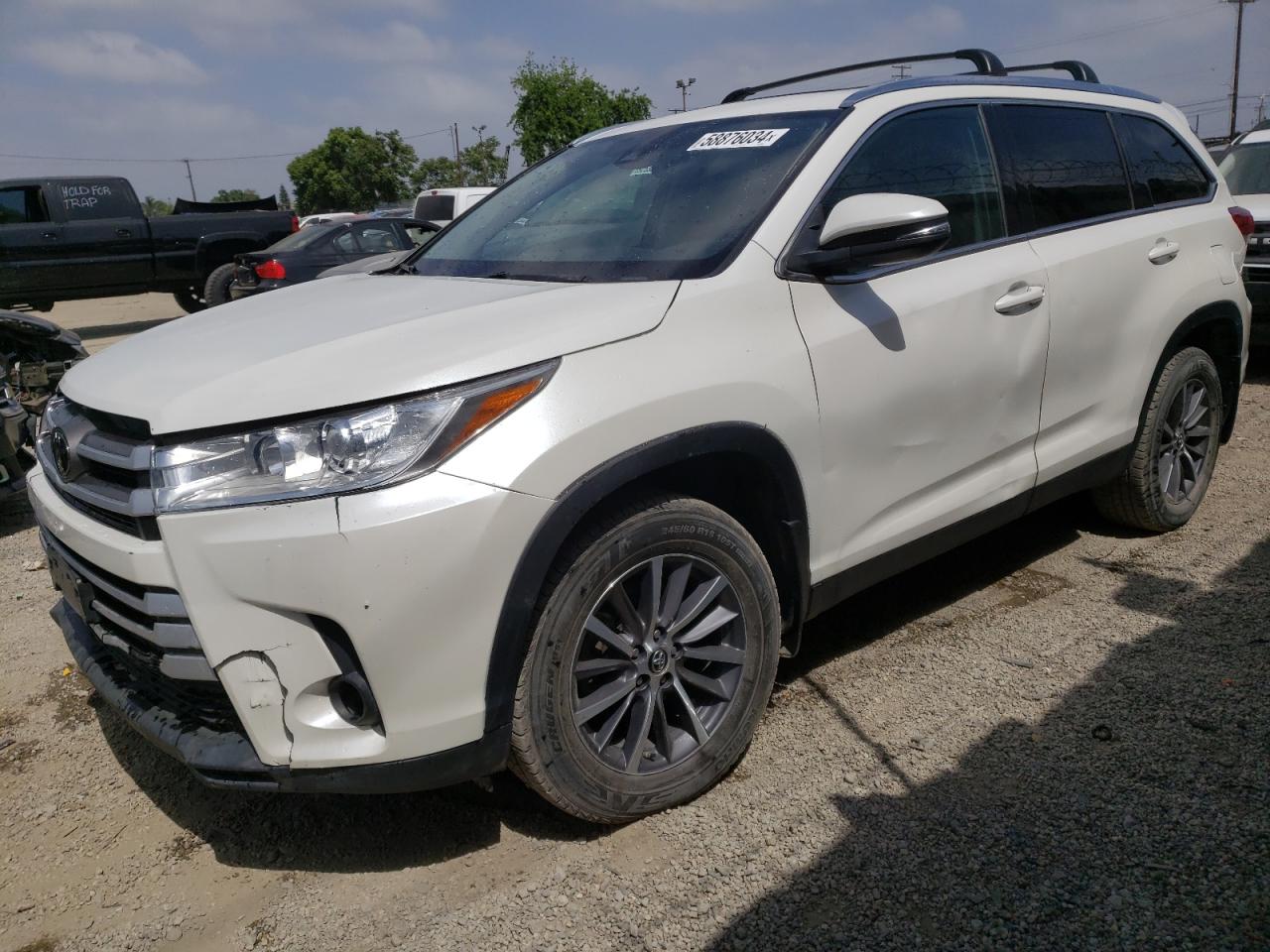 2019 Toyota Highlander Se vin: 5TDJZRFH2KS948587