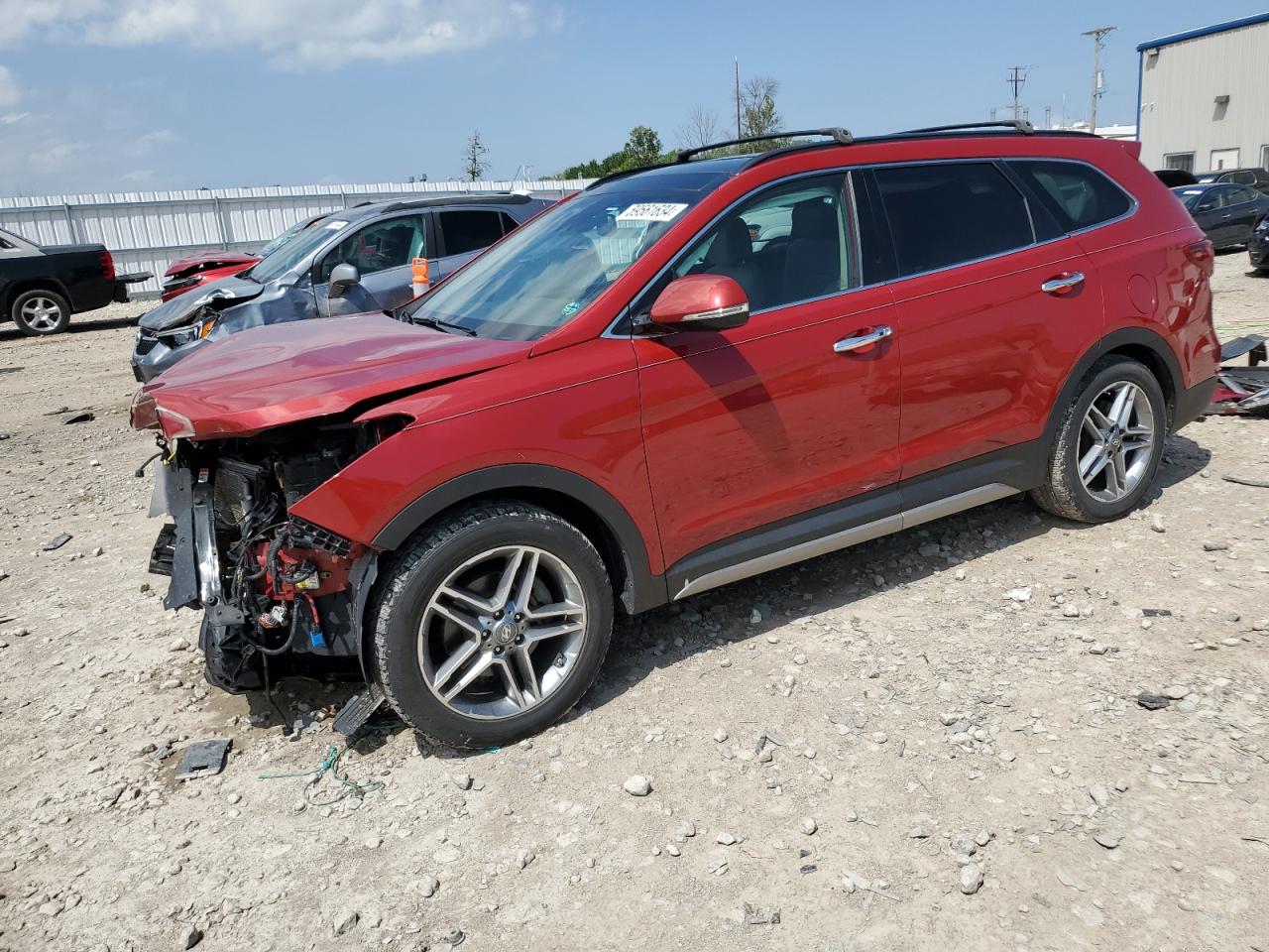 KM8SRDHF7HU235638 2017 Hyundai Santa Fe Se Ultimate