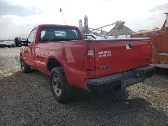 FORD F350 SUPER 2010 red pickup diesel 1FTWF3AR0AEB17783 photo #3