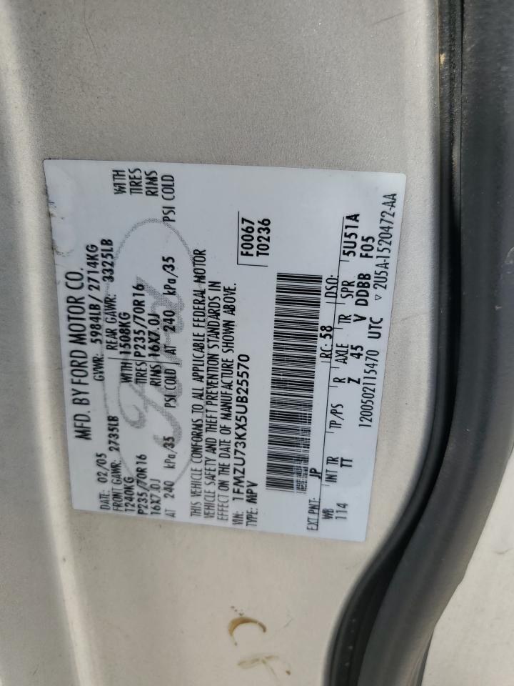 1FMZU73KX5UB25570 2005 Ford Explorer Xlt