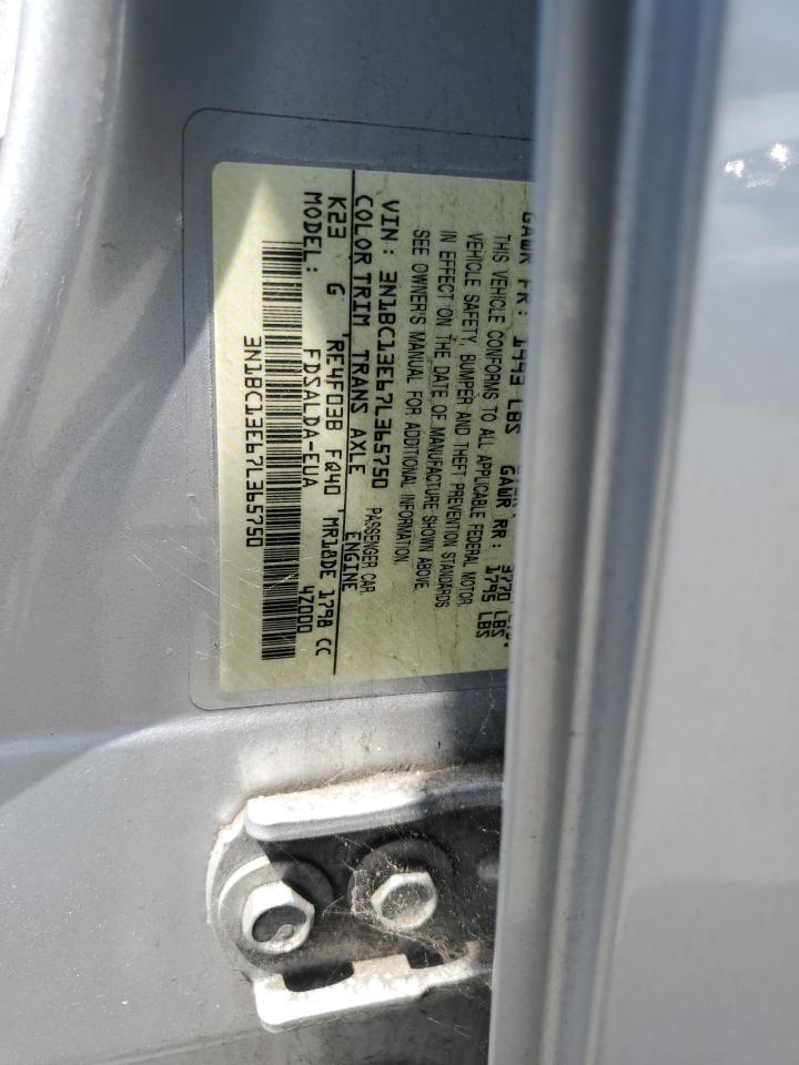 3N1BC13E67L365750 2007 Nissan Versa S