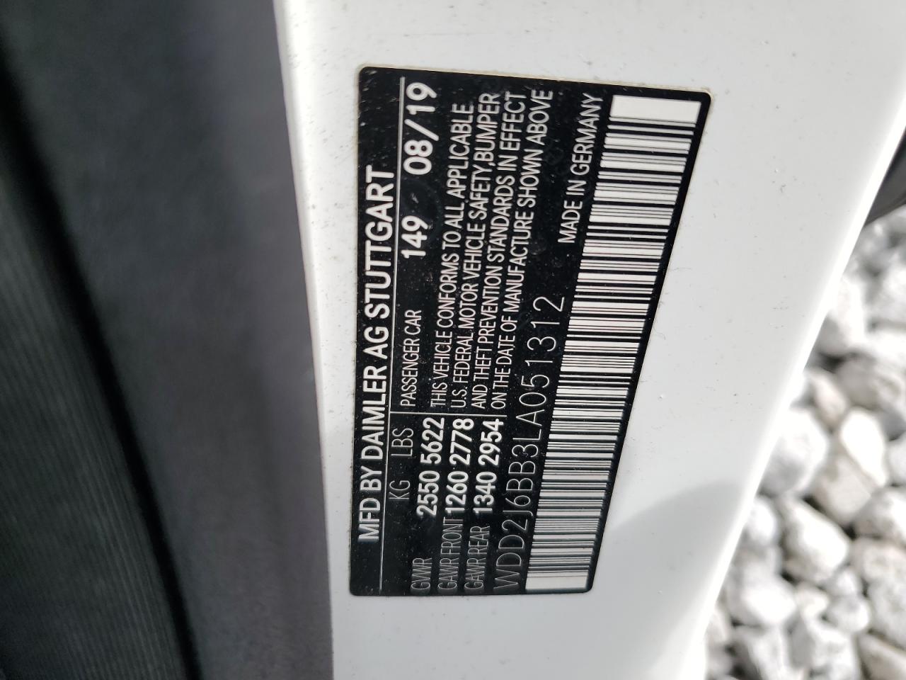 WDD2J6BB3LA051312 2020 Mercedes-Benz Cls Amg 53 4Matic