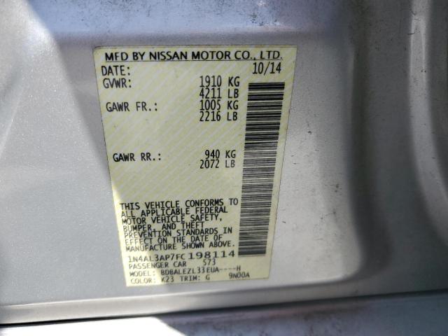 1N4AL3AP7FC198114 2015 NISSAN ALTIMA - Image 12