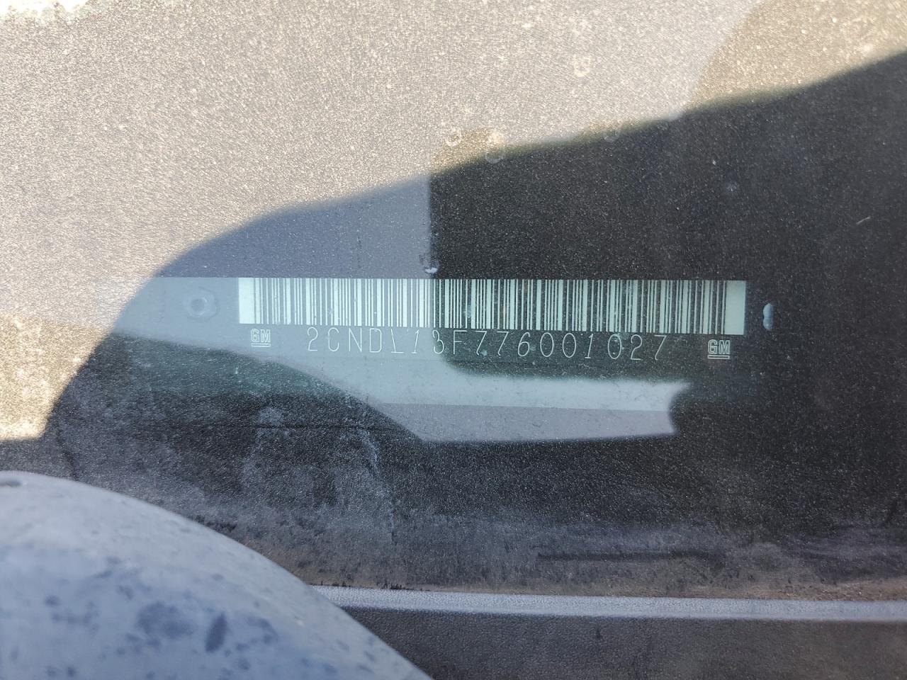 2CNDL13F776001027 2007 Chevrolet Equinox Ls