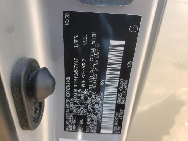 2021 Toyota 4Runner Sr5/Sr5 Premium VIN: JTEPU5JR7M5872564 Lot: 60377354